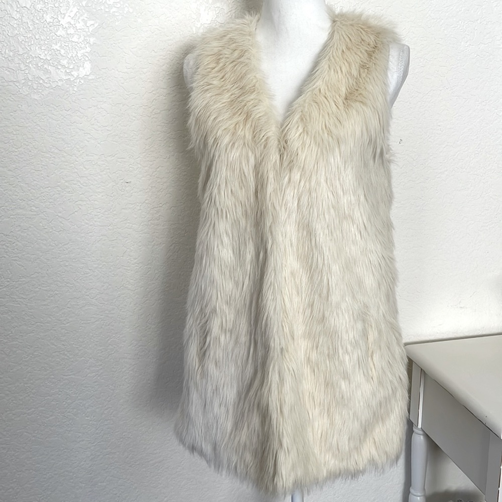 Jack by‎ BB Dakota Faux Fur Vest size Small